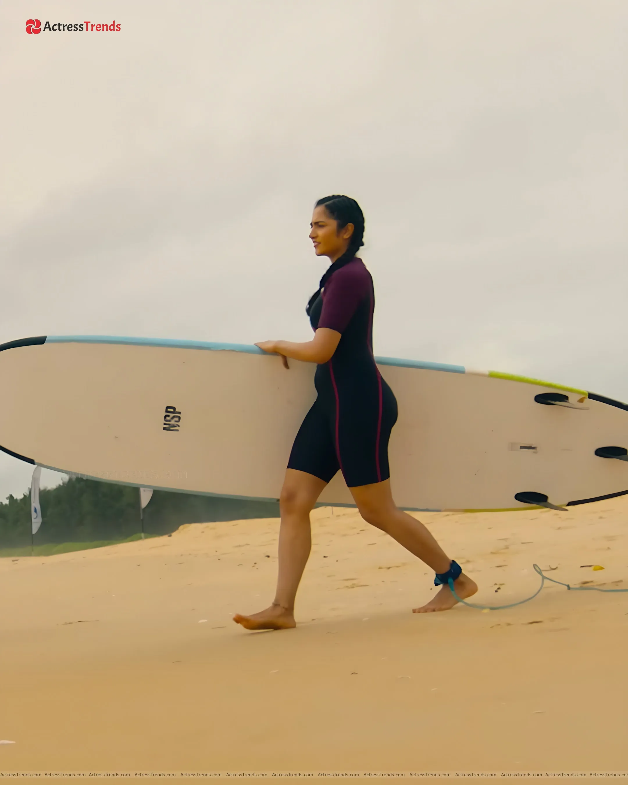 Rukmini Vasanth NinnanuNodia Song Stills Tight Fitting Gym Style Beautiful Face