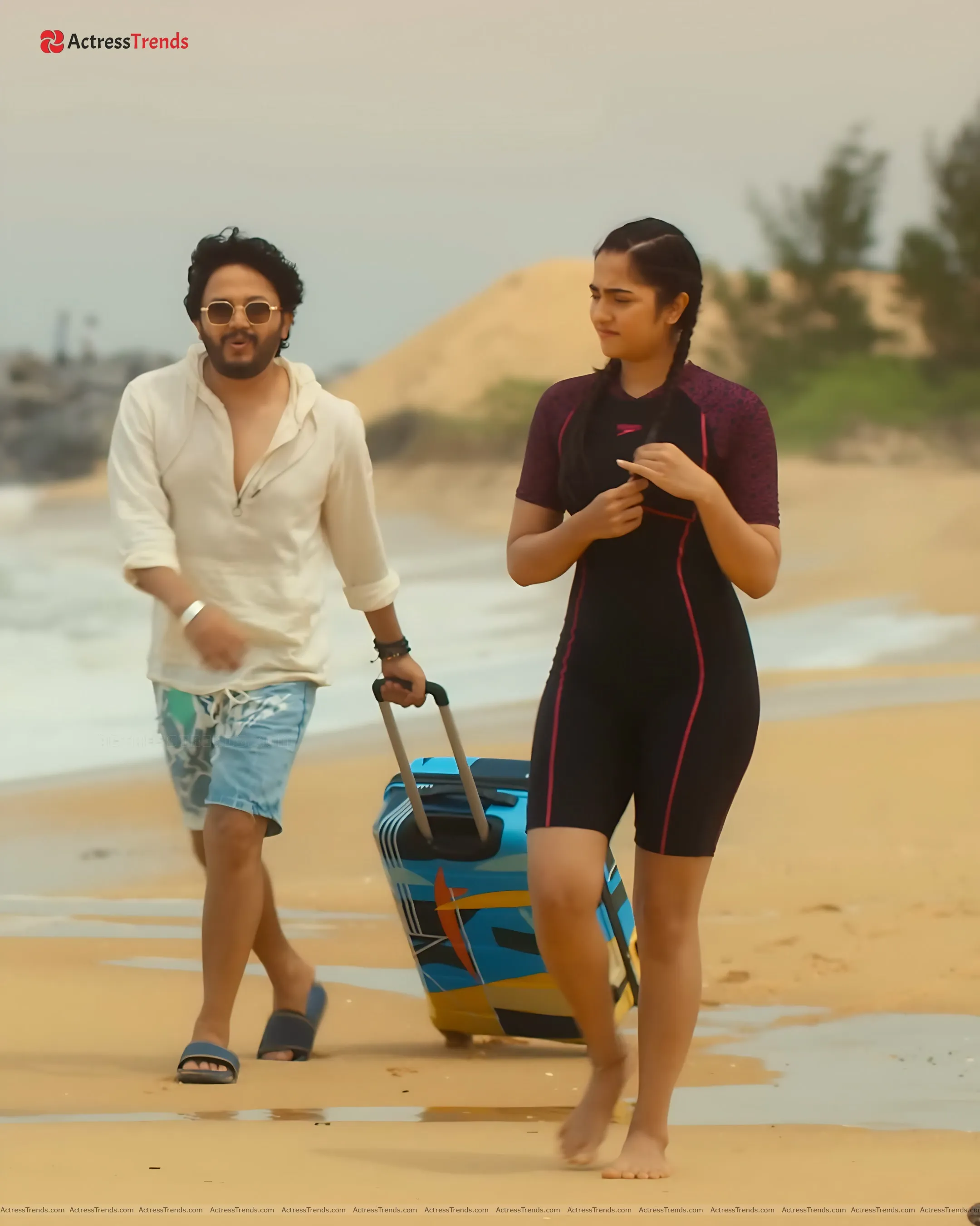 Rukmini Vasanth NinnanuNodia Song Stills Gym Style Tight Fitting Curvy