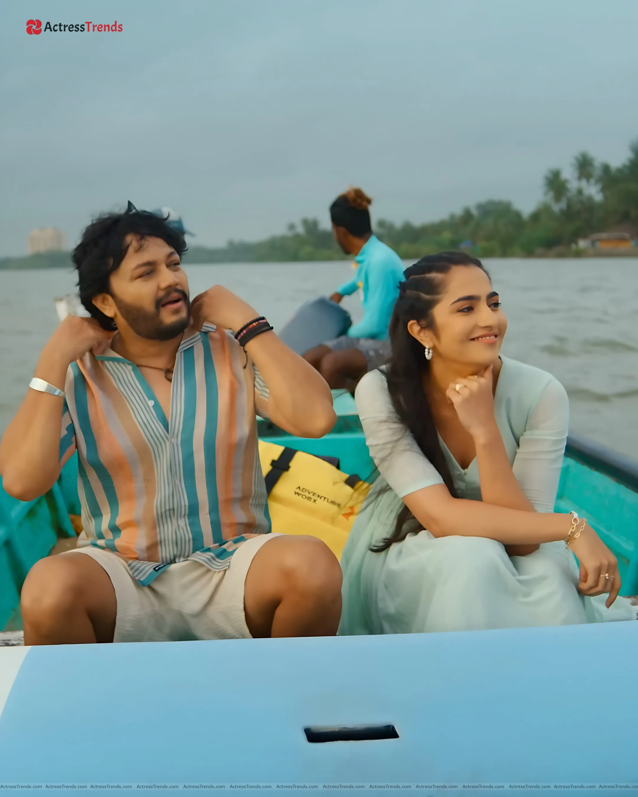 Rukmini Vasanth Yellow Dress Cute Beach NinnanuNodia Song Stills