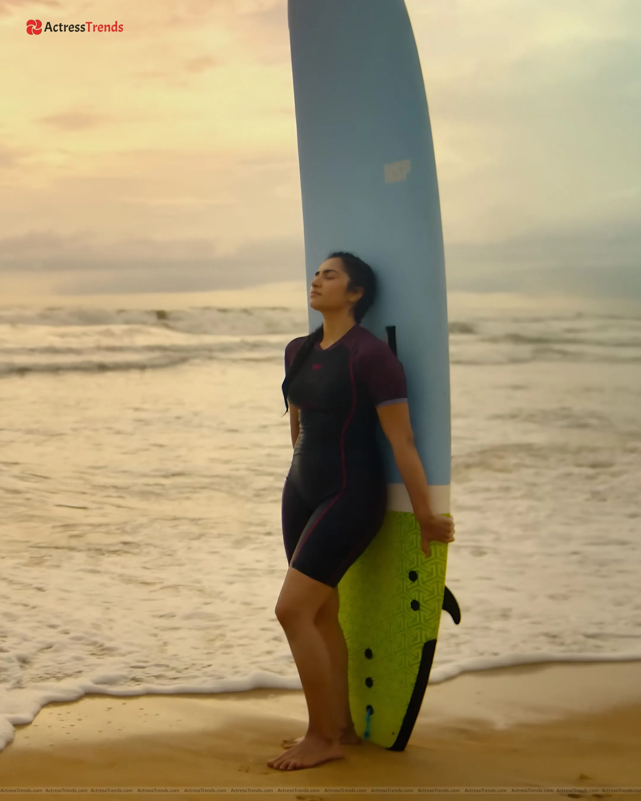 Rukmini Vasanth Gym Style Curvy Beach NinnanuNodia Song Stills