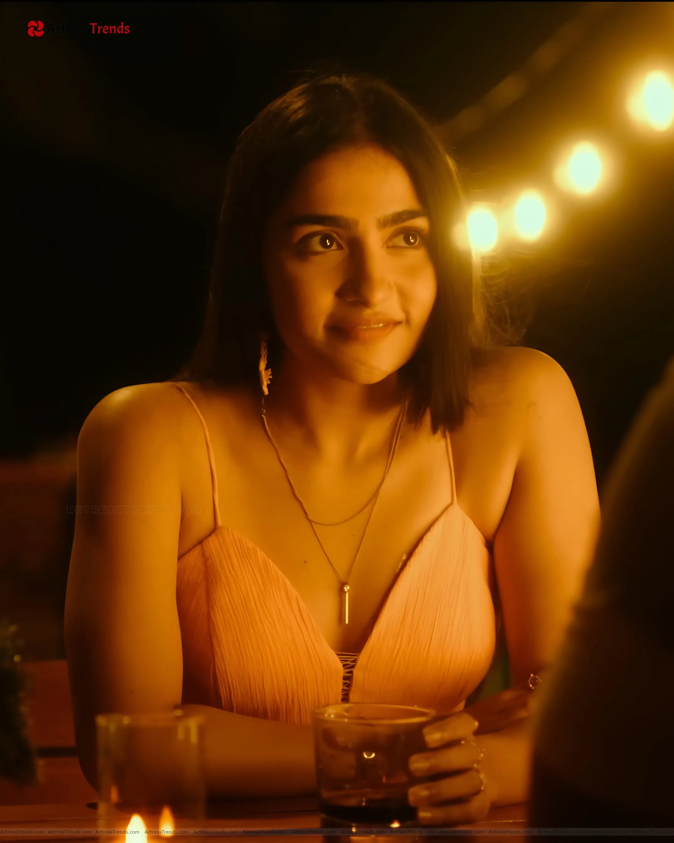 Rukmini Vasanth Yellow Dress Beautiful Face Beach Cute