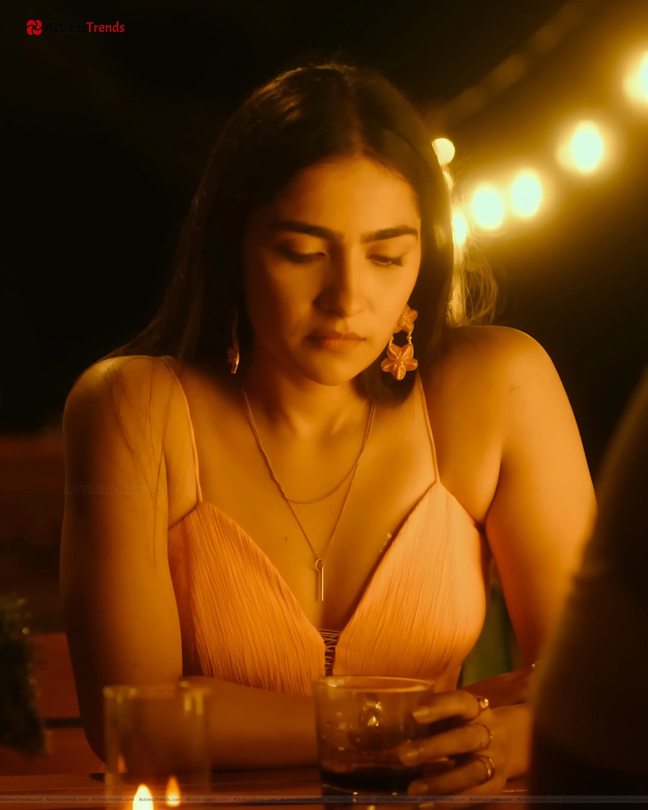 Rukmini Vasanth Yellow Dress Beautiful Face Tight Fitting Cute