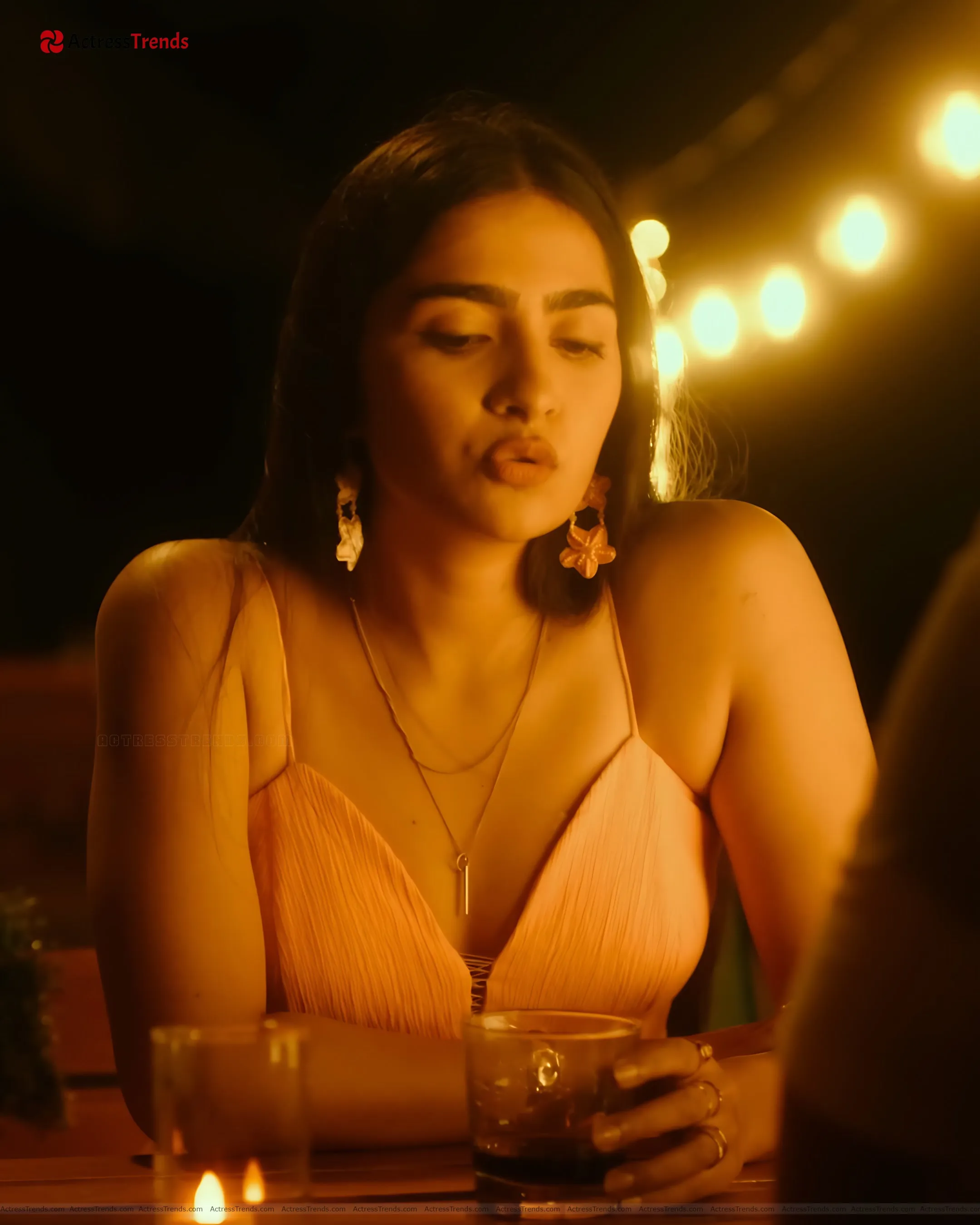 Rukmini Vasanth Yellow Dress Cute NinnanuNodia Song Stills Curvy