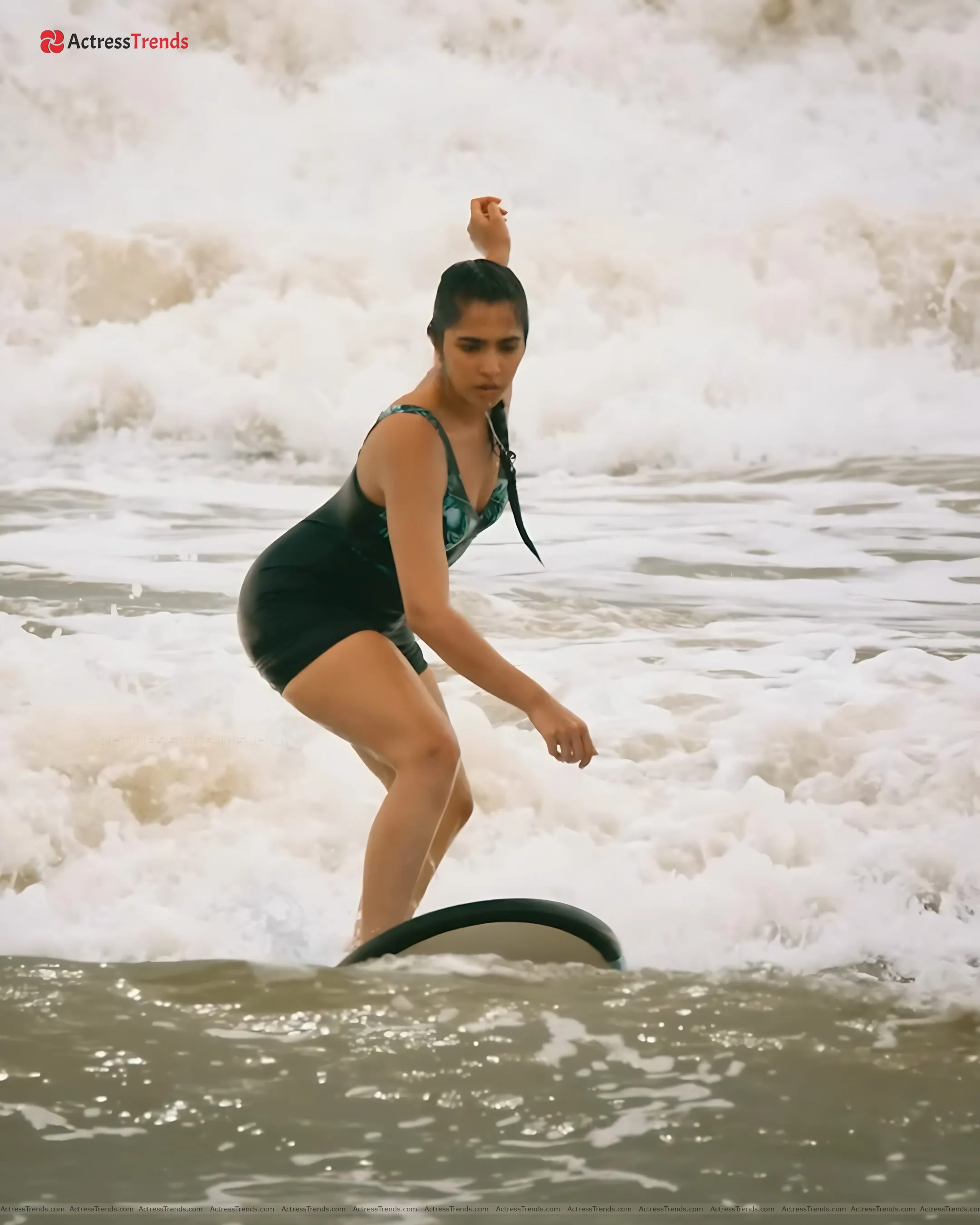 Rukmini Vasanth Yellow Dress Beach Beautiful Face Cute