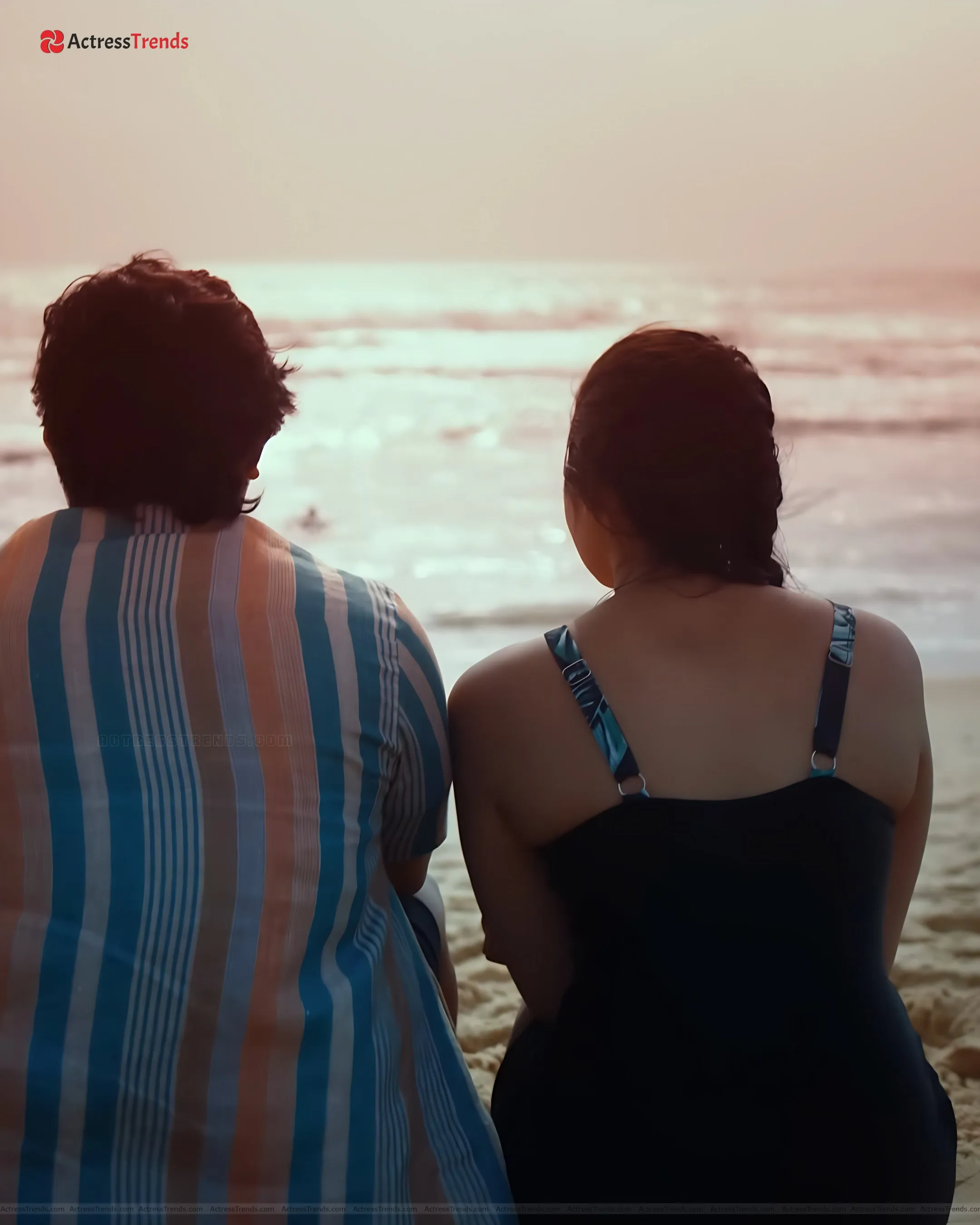 Rukmini Vasanth Yellow Dress Cute Backless Style Tight Fitting