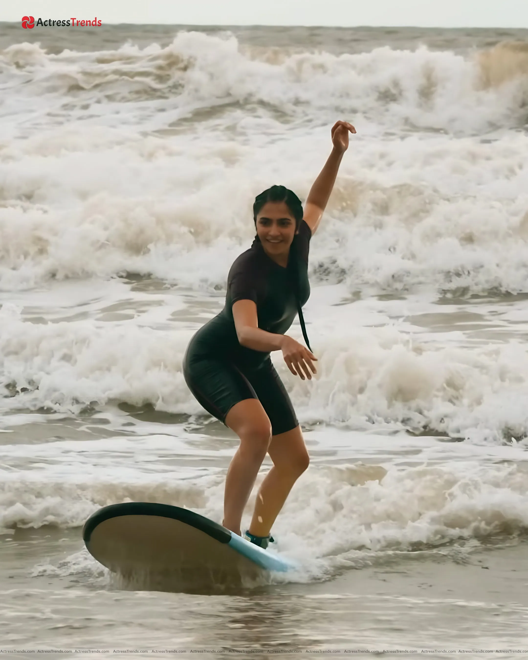 Rukmini Vasanth NinnanuNodia Song Stills Wet Cute Tight Fitting