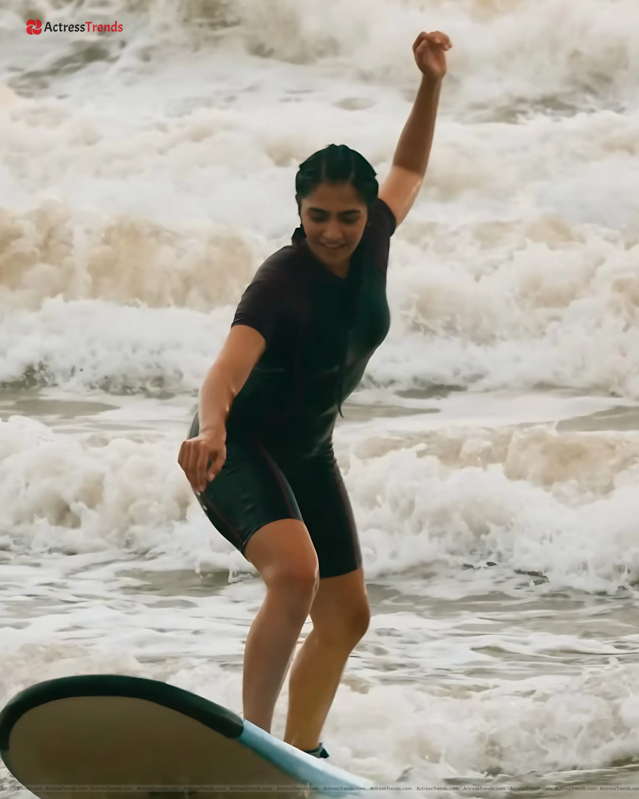 Rukmini Vasanth Curvy Wet Beach Beautiful Face