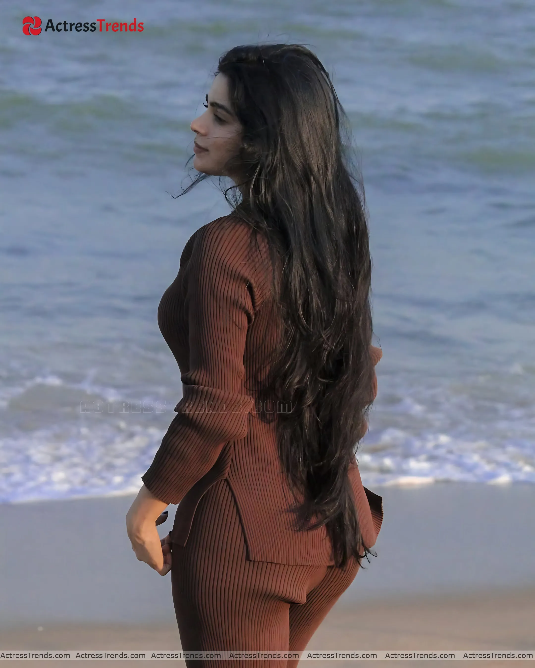 Divya Bharathi Back Pose Stunning Photo Back Pose