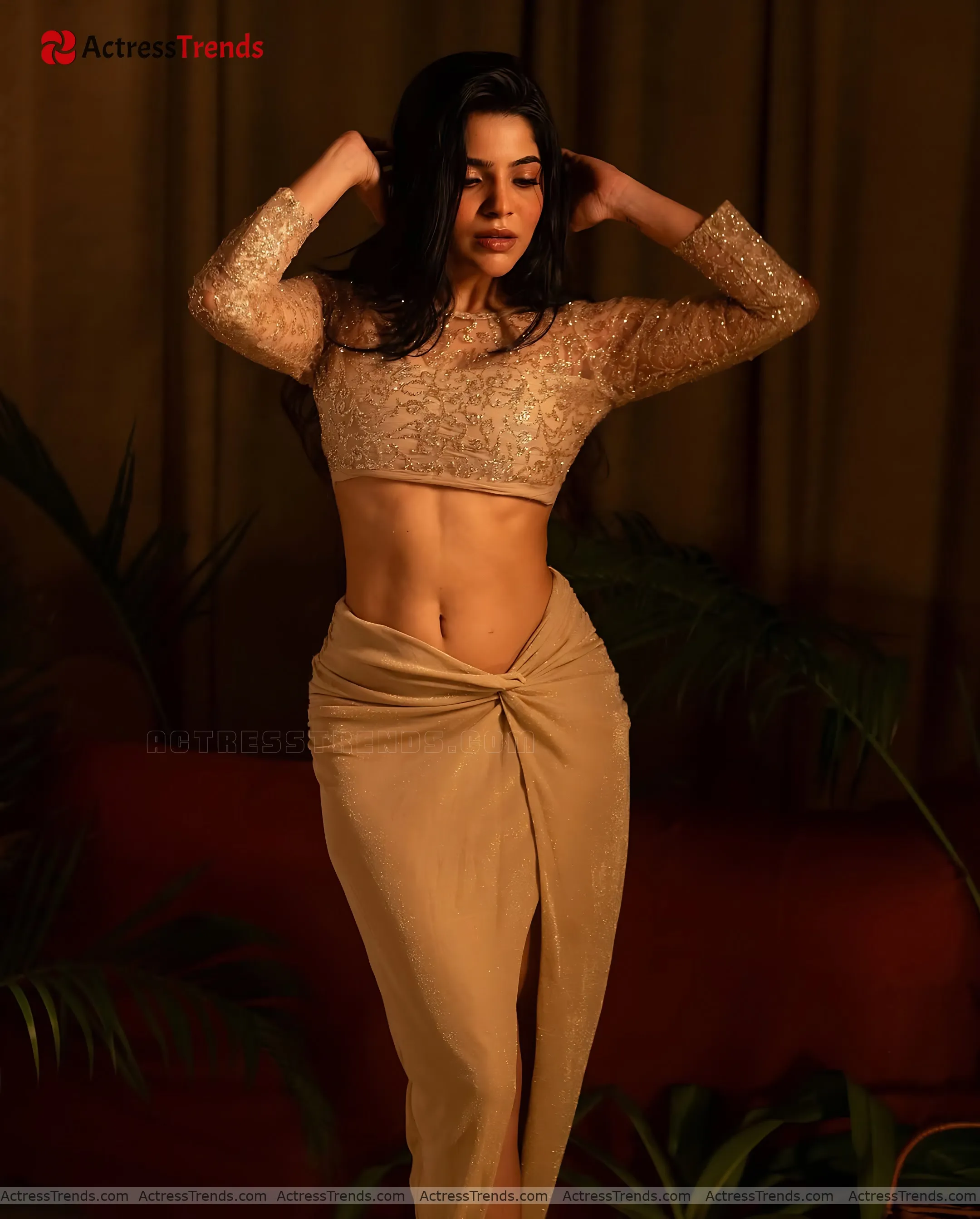 Divya Bharathi Glamorous Actress Smoky Eyes