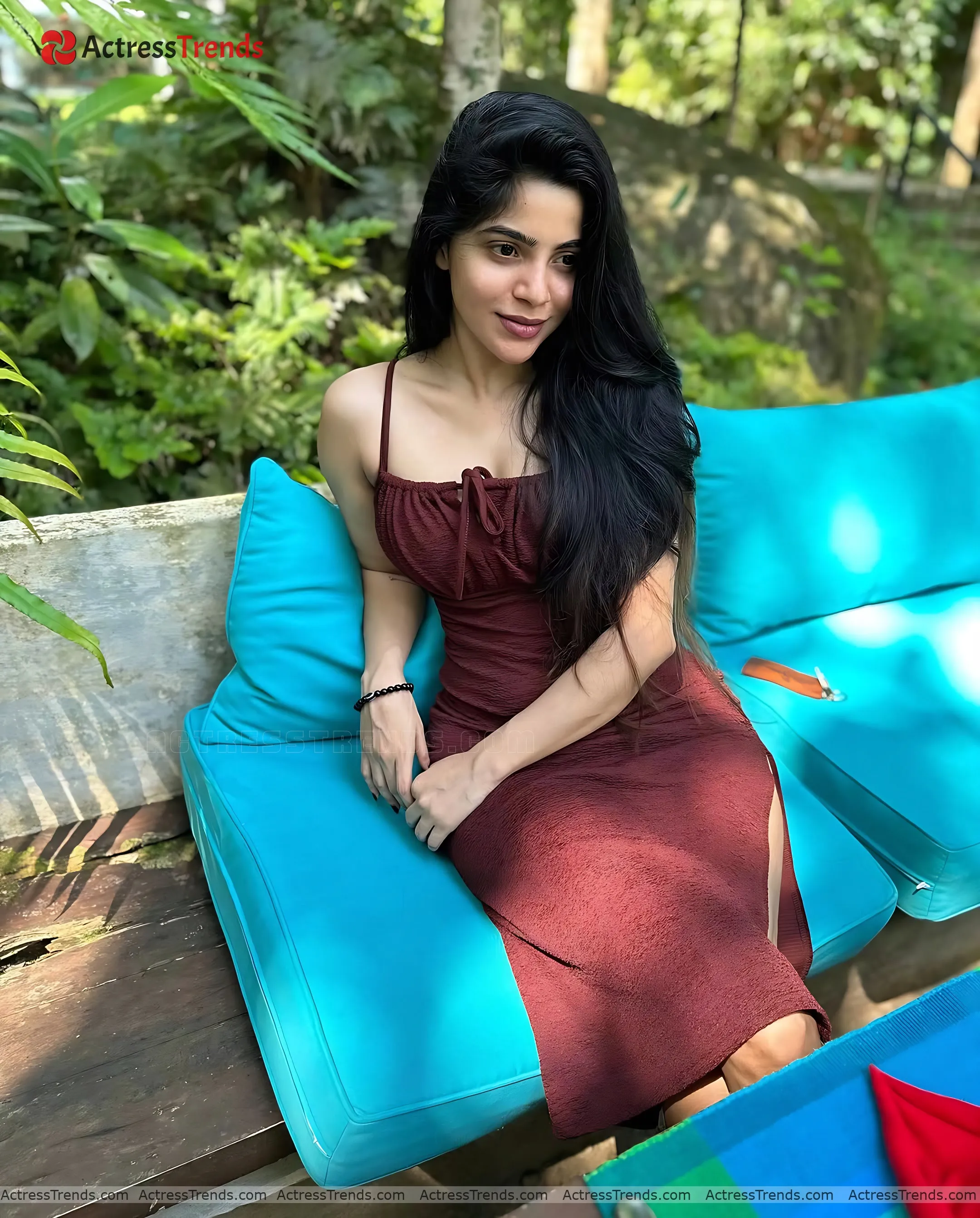 Divya Bharathi Cleav Pose Bold Style Sensual Portrait