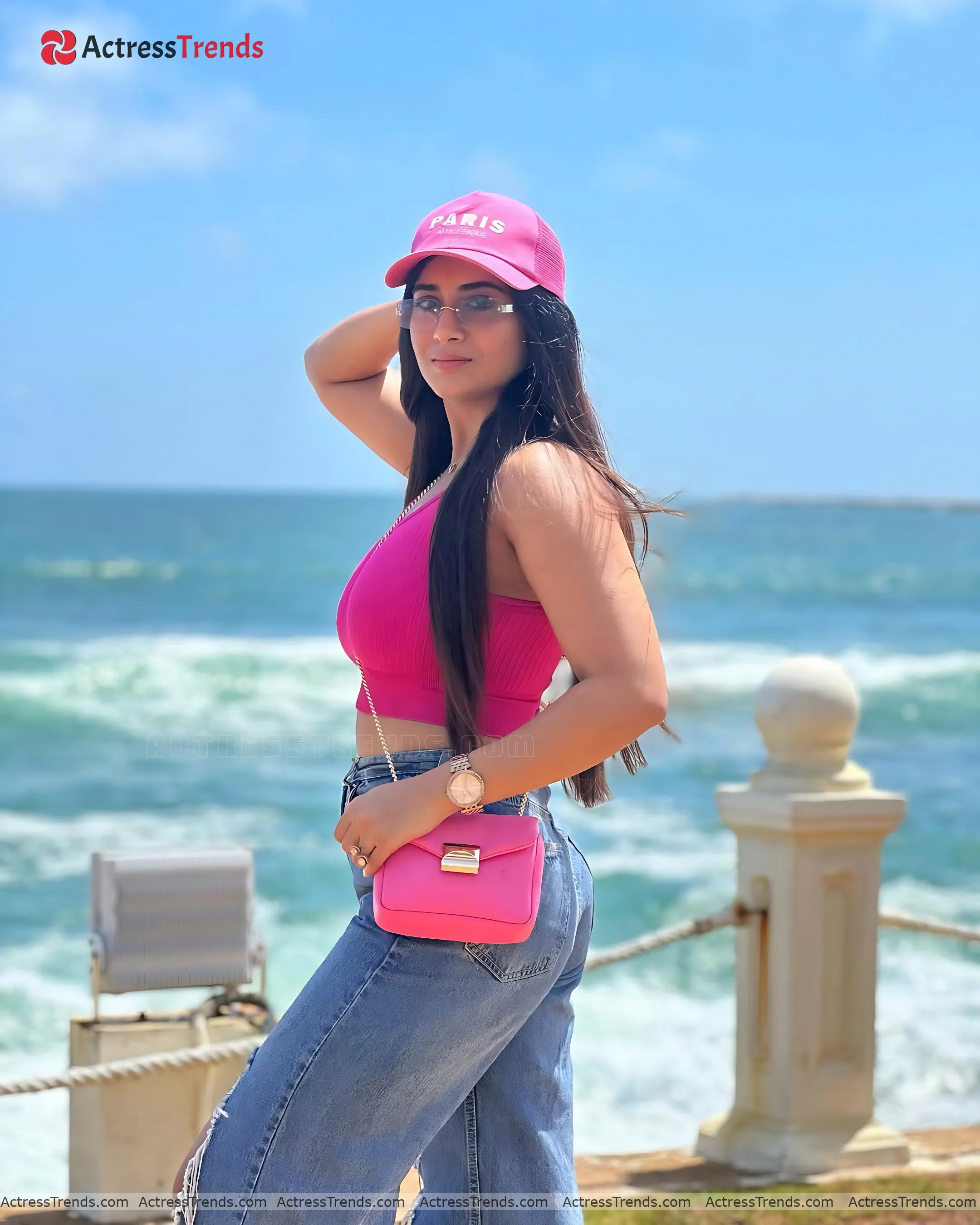 Rashi Singh Beautiful Face Sensual Portrait Back Pose