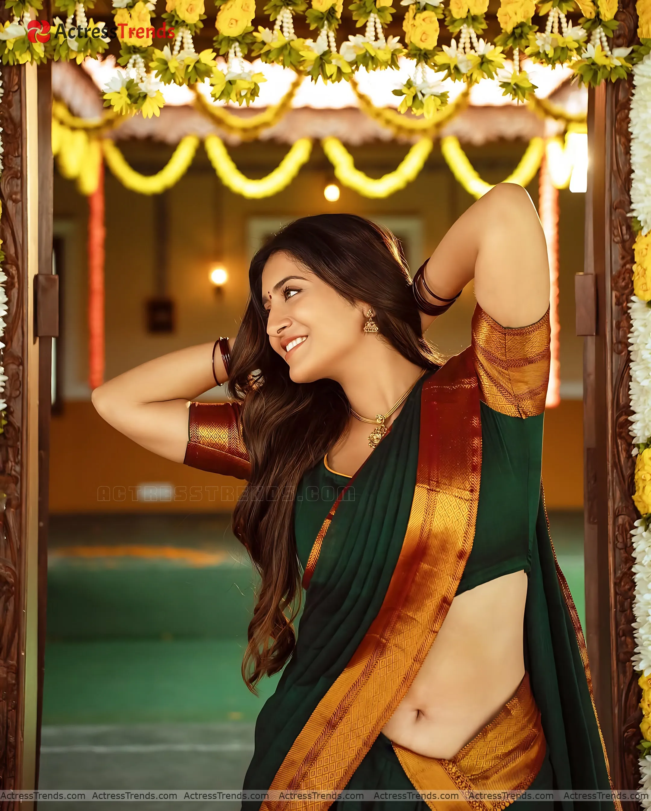 Rashi Singh Saree Photoshoot Sensual Portrait