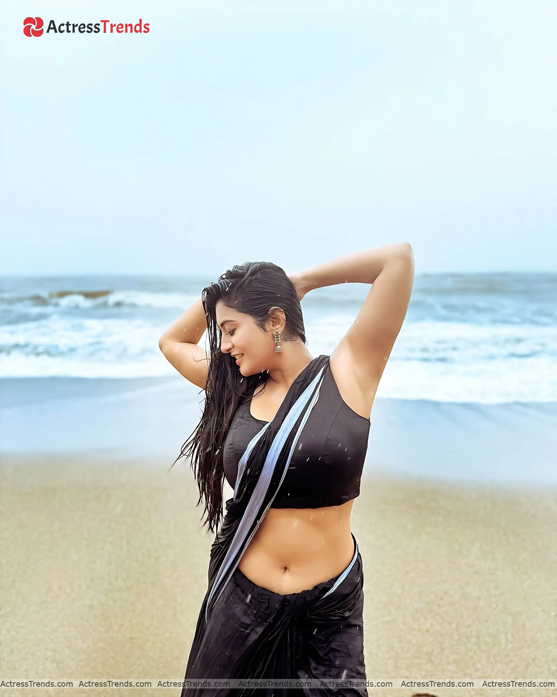 Rashi Singh Beach Backless Style Curvy