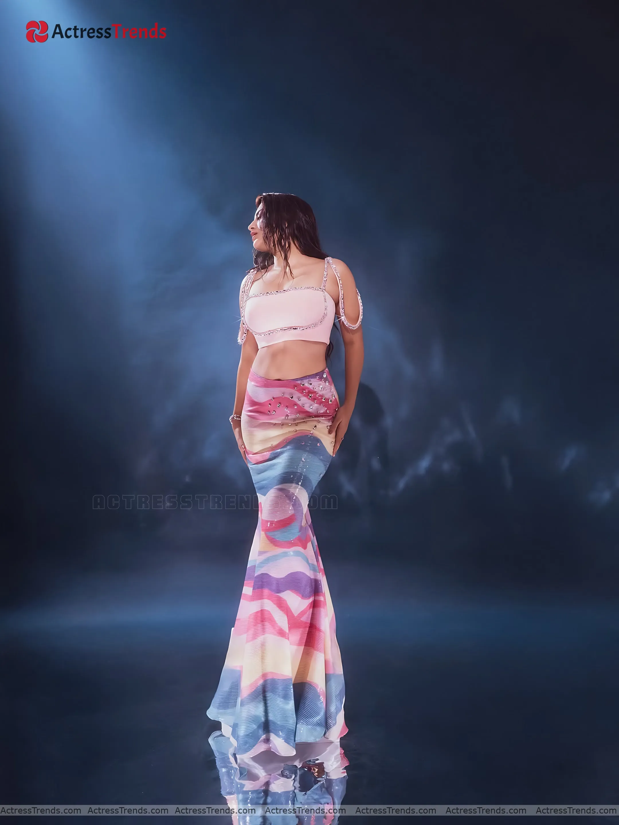 Rashi Singh Pink Dress Sensual Portrait Cutest Actress