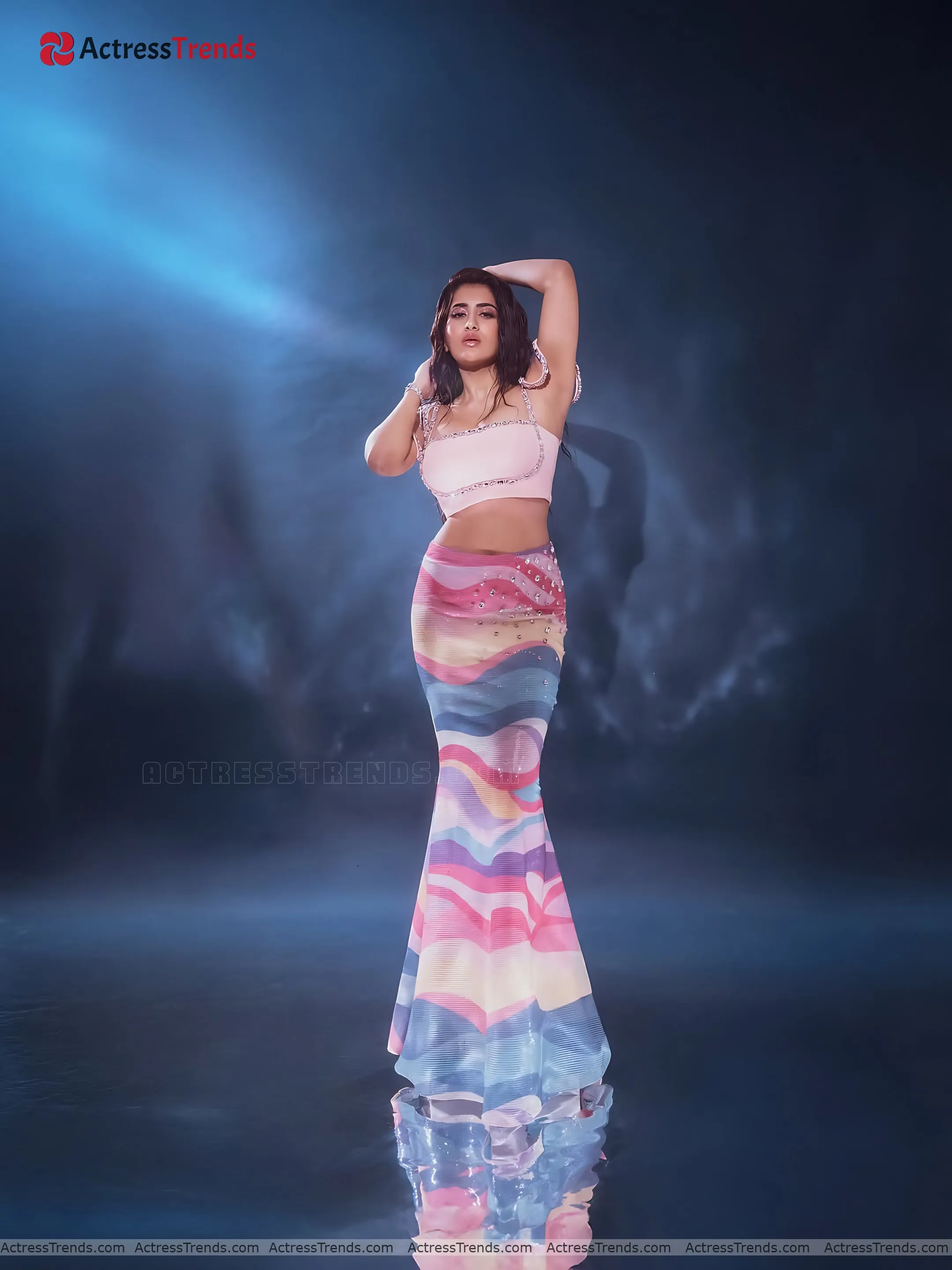 Rashi Singh Pink Dress Cute Tight Fitting