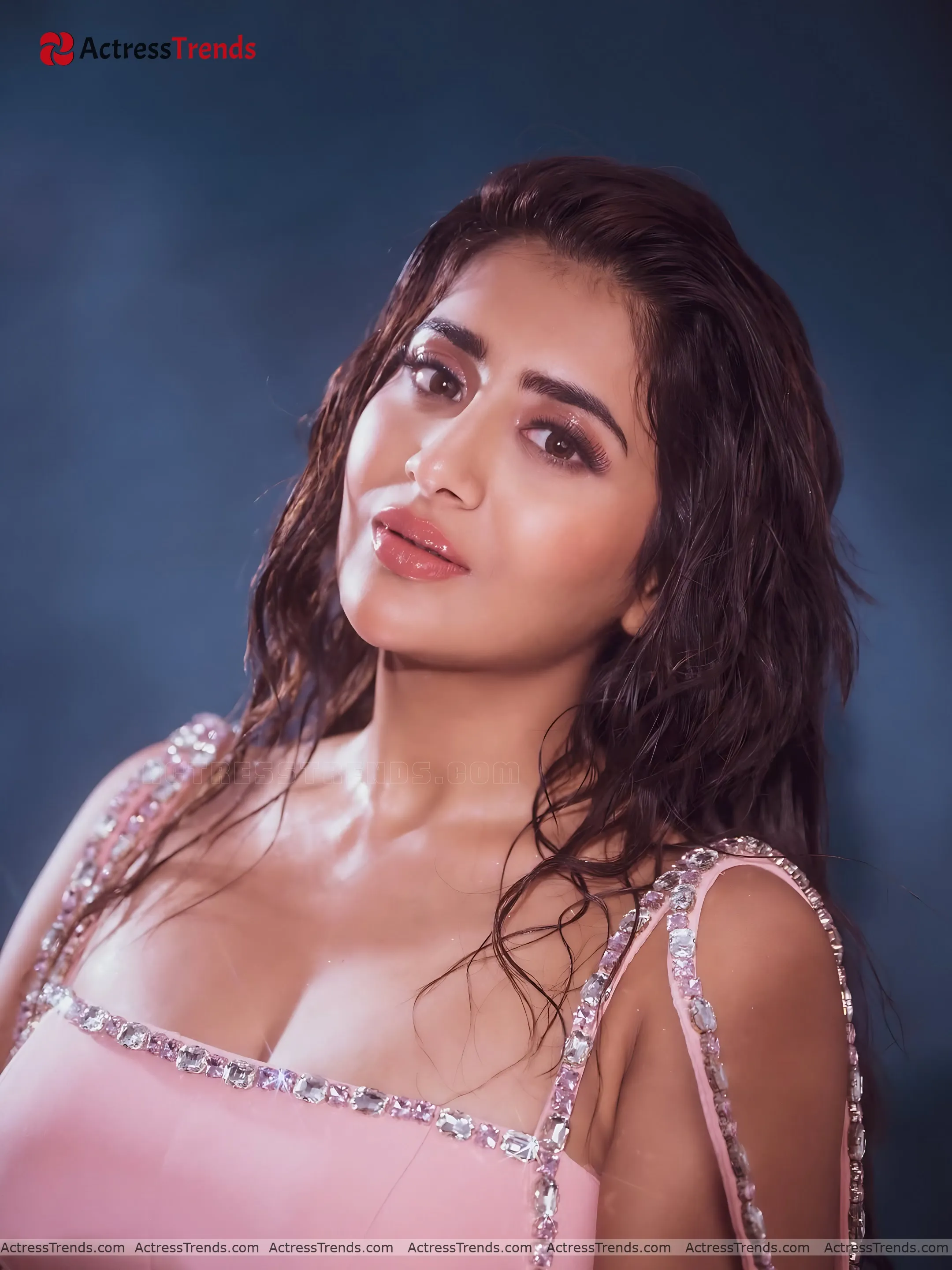 Rashi Singh Pink Dress Curvy Beautiful Face