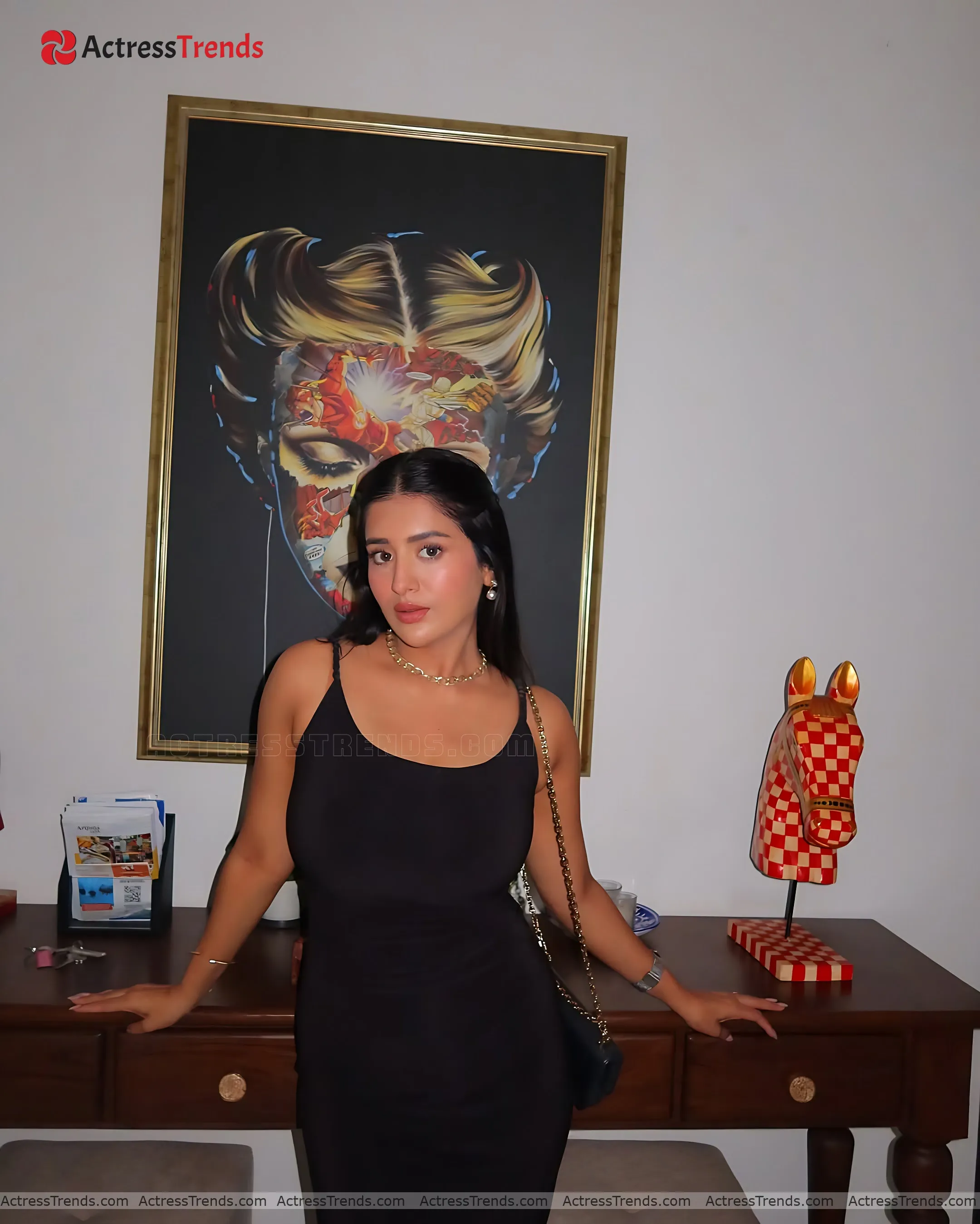 Rashi Singh Black Dress Backless Style Beach Glamorous Actress