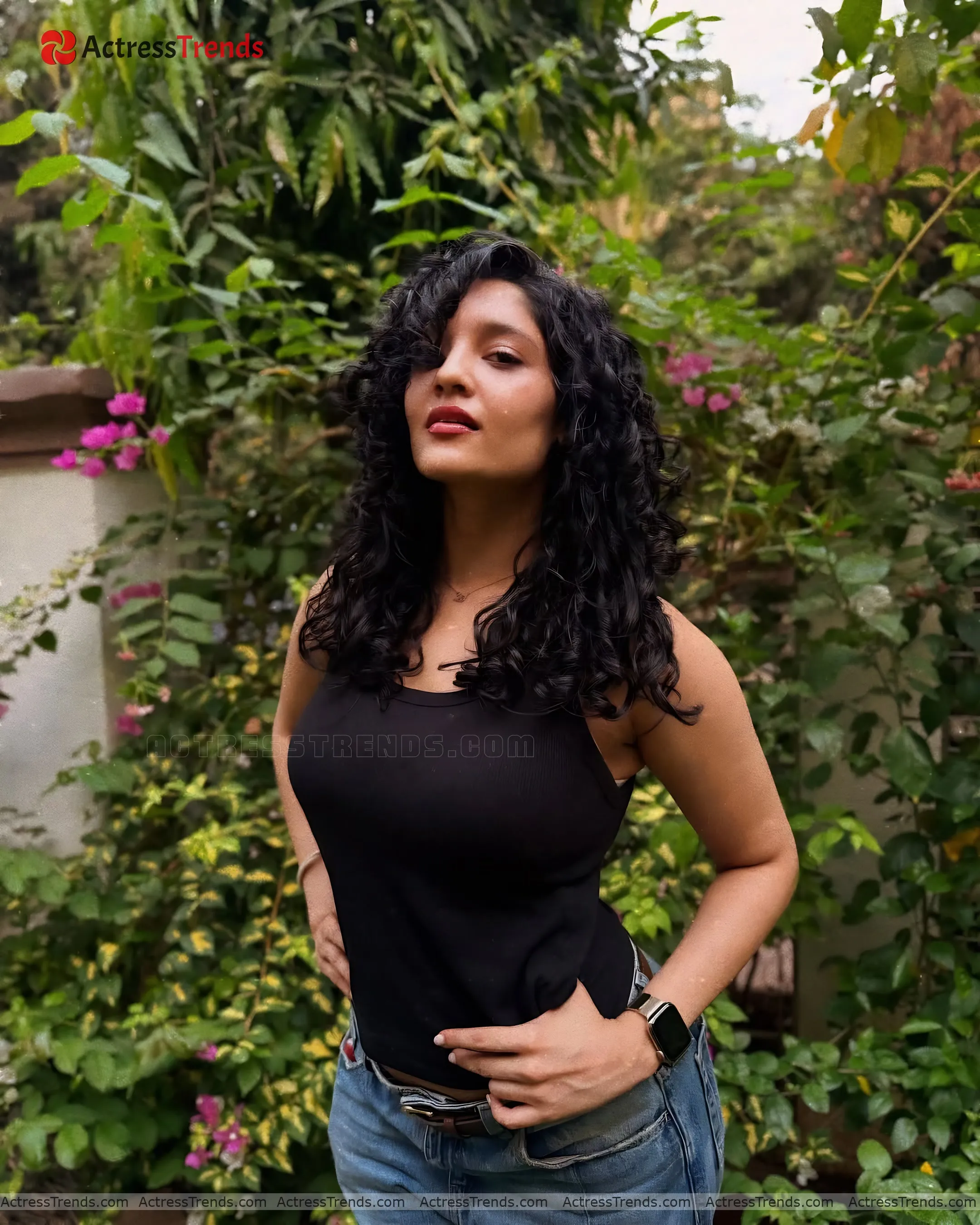 Ritika Singh Black Dress Sensual Portrait