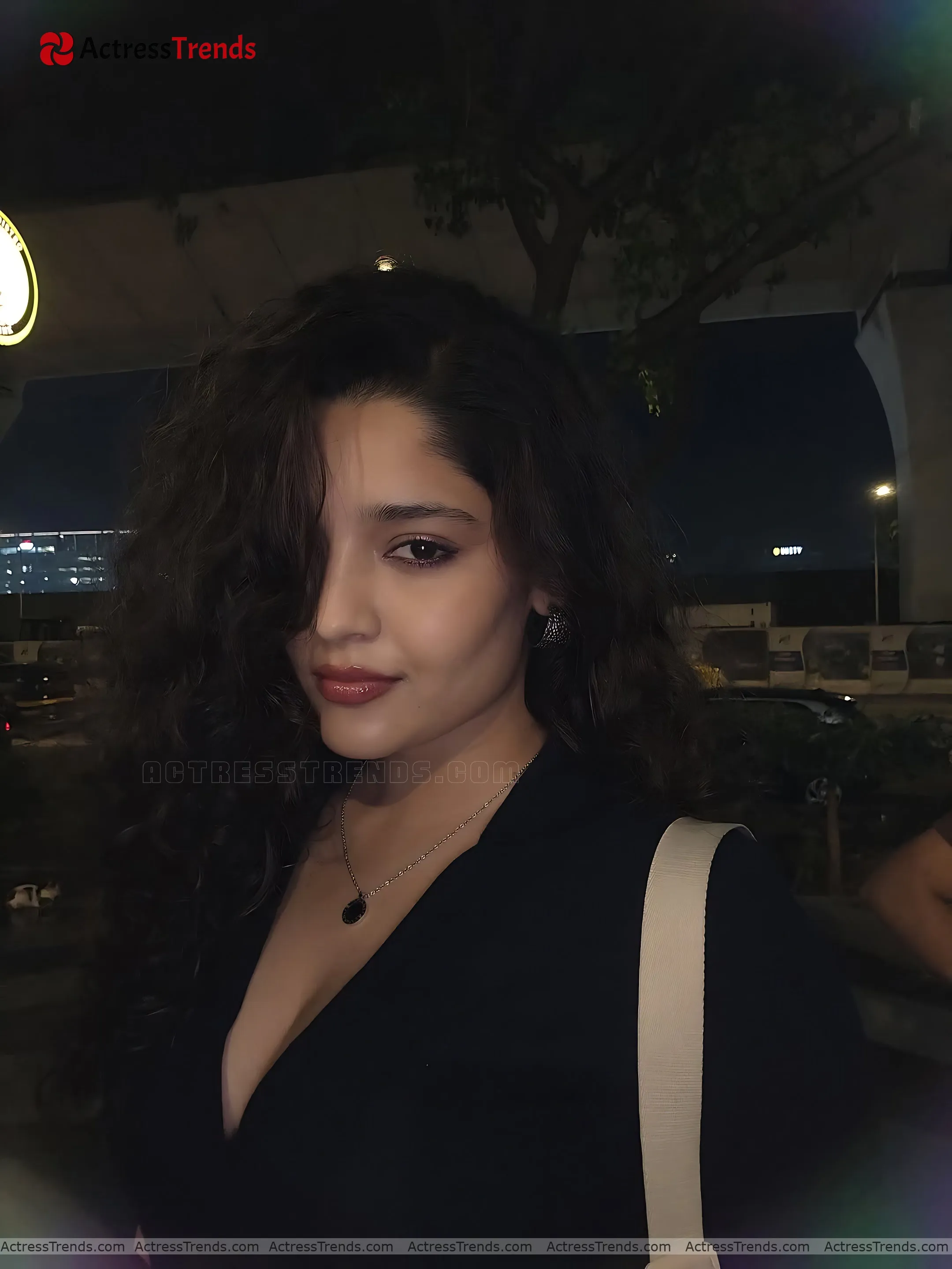 Ritika Singh Black Dress Celebrity Fashion Shoot Glamorous Actress
