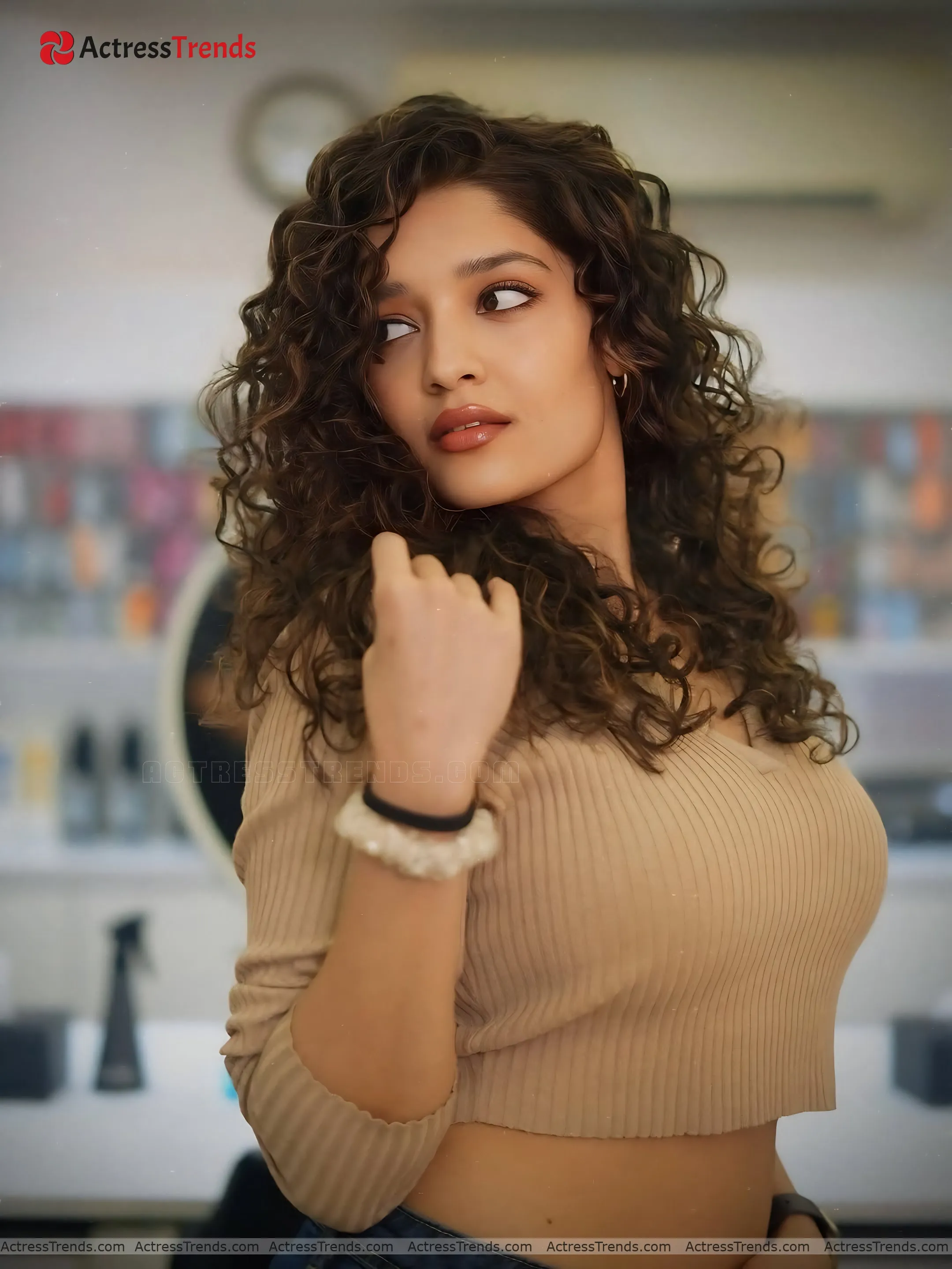 Ritika Singh Backless Style Tight Fitting Celebrity Fashion Shoot