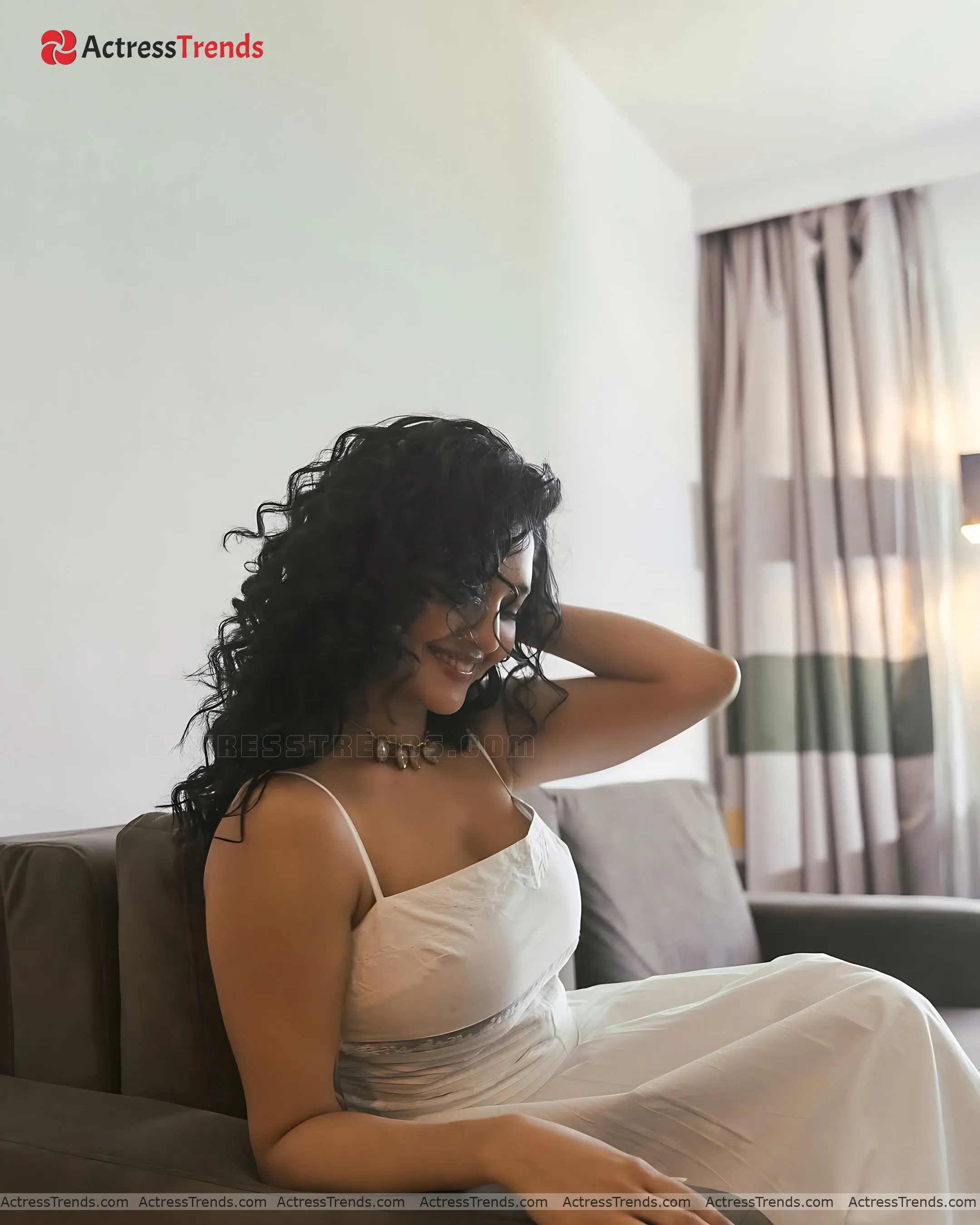 Ritika Singh White Dress Stunning Photo Celebrity Fashion Shoot Beautiful Face