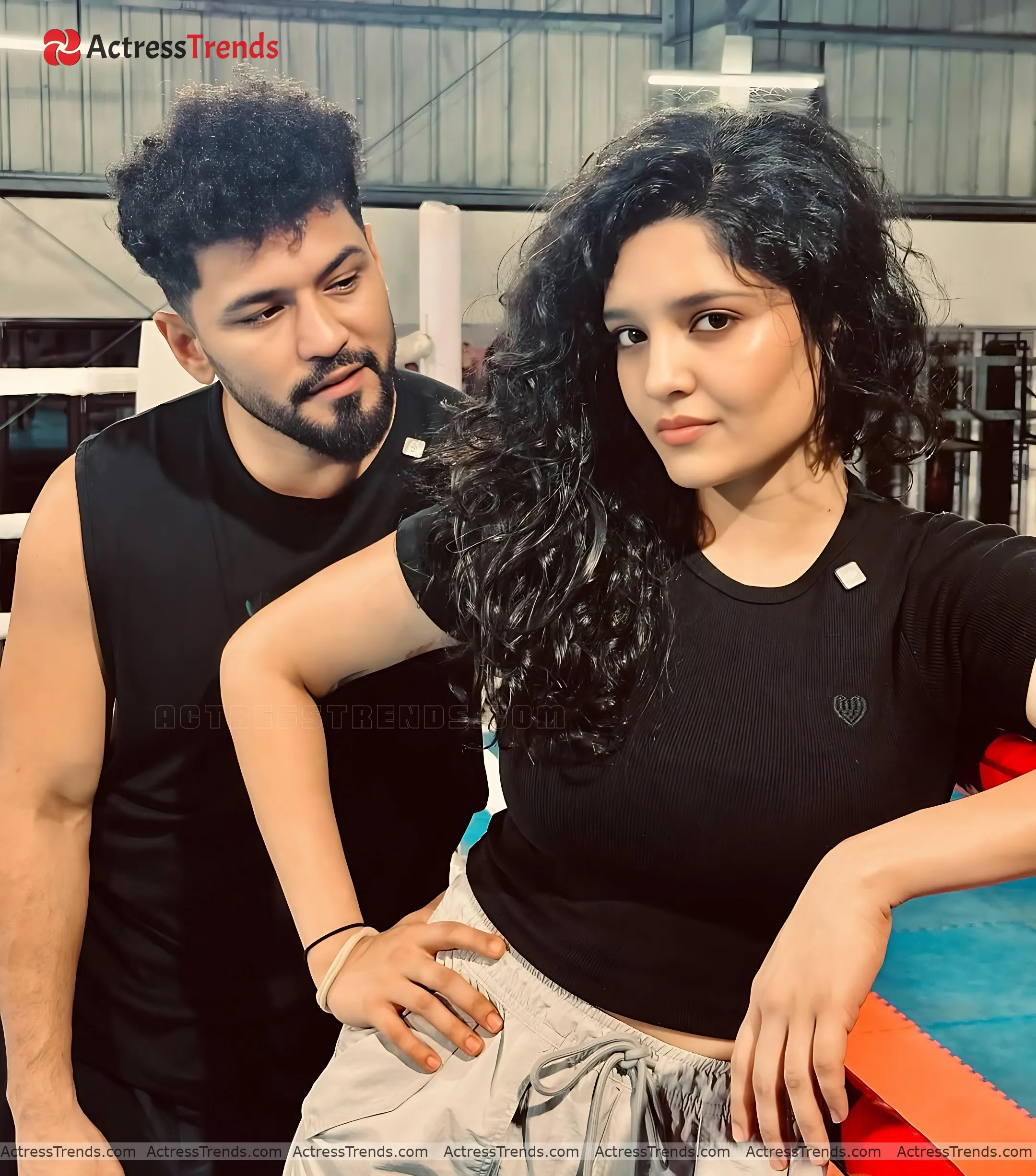 Ritika Singh Beautiful Face Glamorous Actress Smoky Eyes