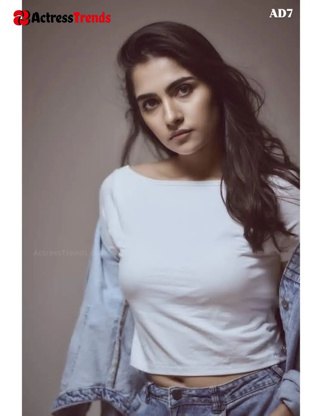 Rukmini Vasanth White Dress Glamorous Actress Beautiful Face