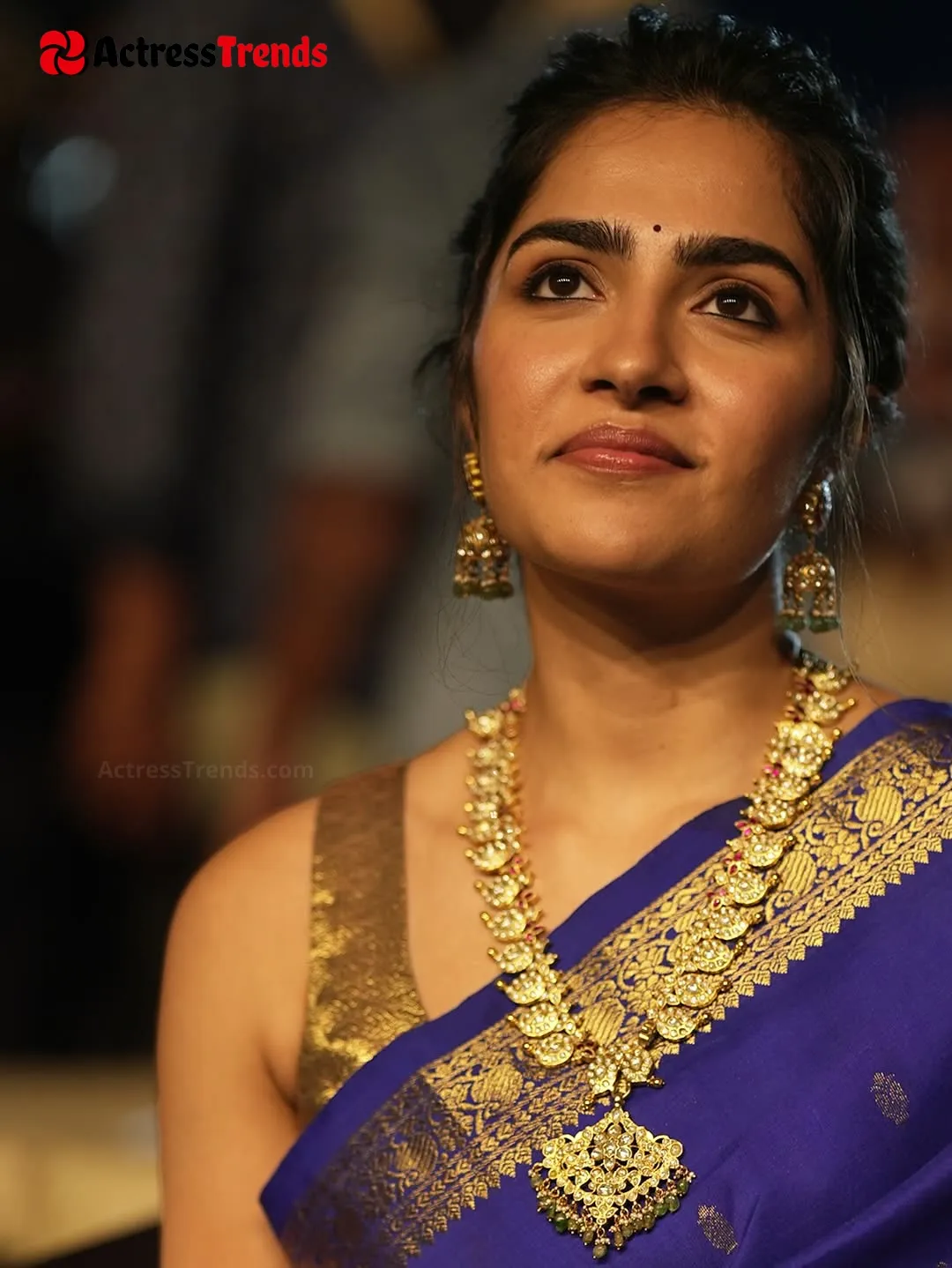 Rukmini Vasanth Saree Photoshoot Cutest Actress Cute Beautiful Face