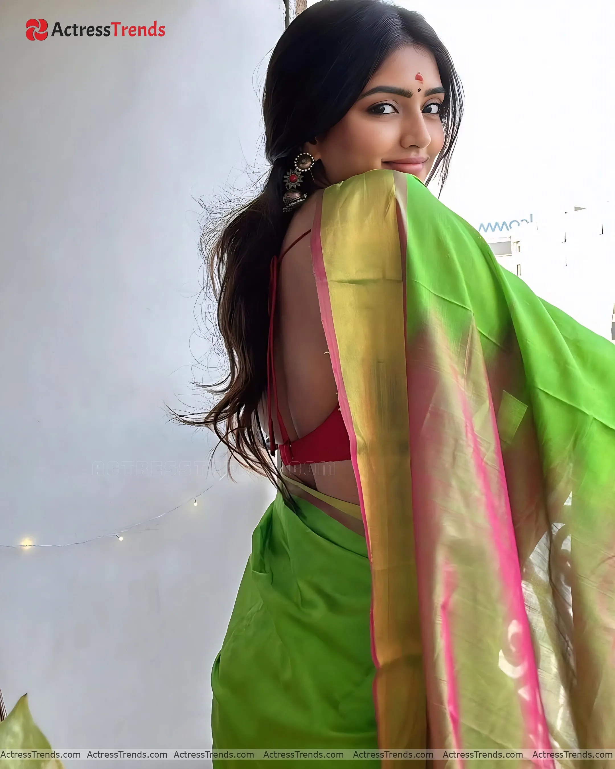 Eesha Rebba Curvy Sensual Portrait Saree Photoshoot