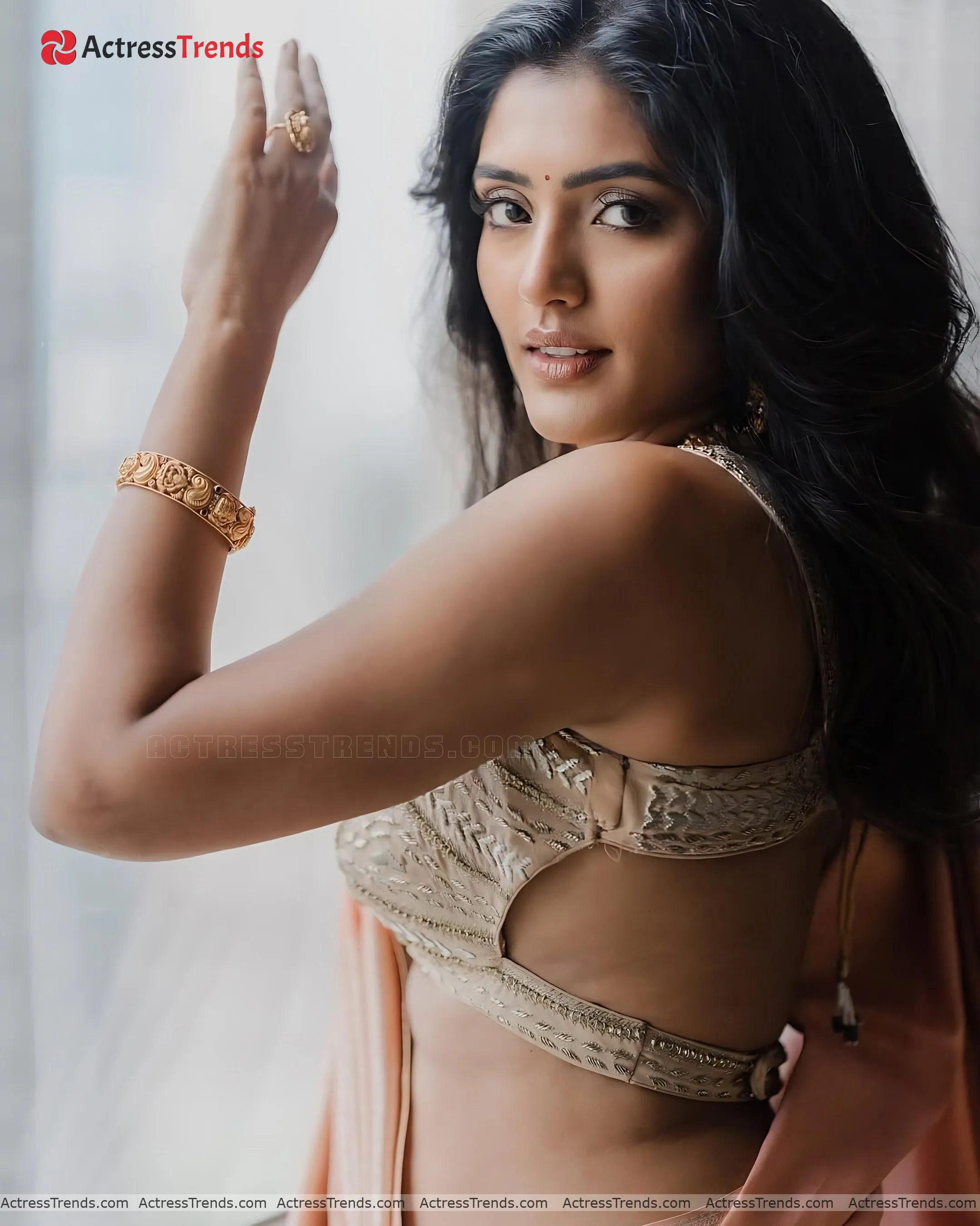 Eesha Rebba Bold Saree Style Sensual Portrait Curvy
